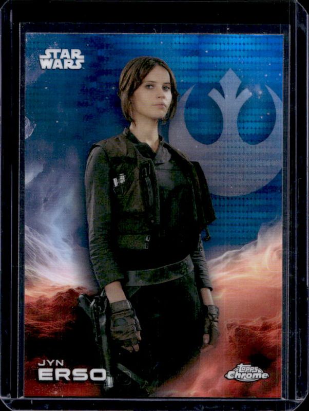 2025 Topps Chrome Star Wars #66 Blue Pulsar Refractor