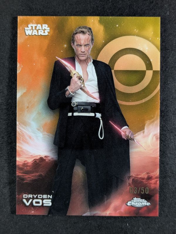 2025 Topps Chrome Star Wars #35 Gold Refractor /50