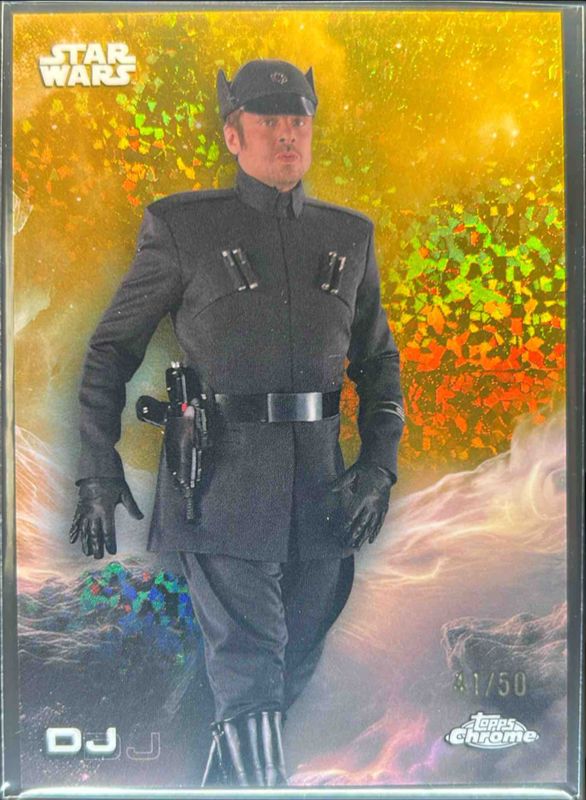2025 Topps Chrome Star Wars #33 Gold Mini Diamonds Refractor /50