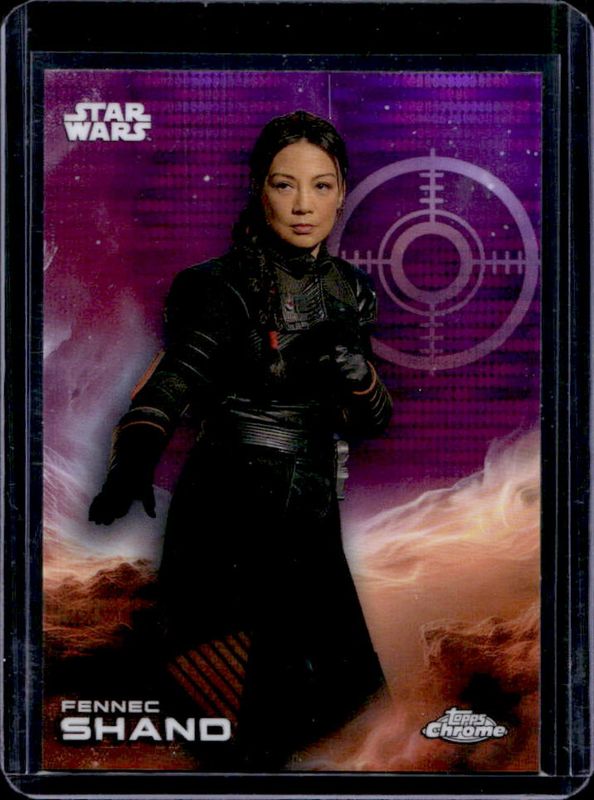 2025 Topps Chrome Star Wars #41 Purple Pulsar Refractor