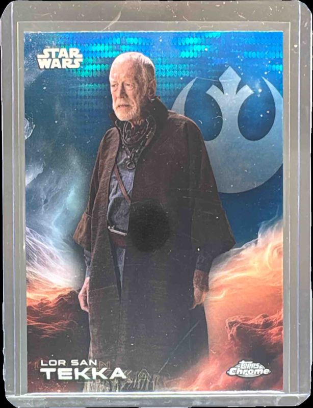 2025 Topps Chrome Star Wars #82 Blue Pulsar Refractor