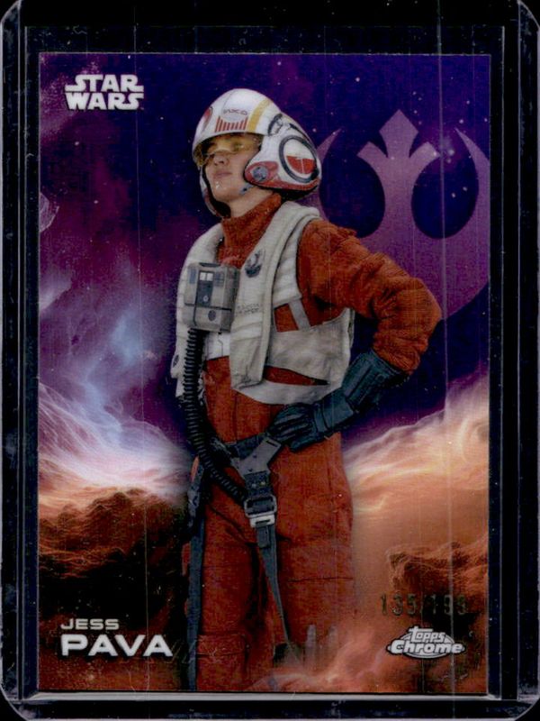 2025 Topps Chrome Star Wars #126 Kamino Purple Refractor /199