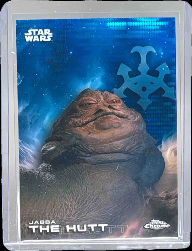 2025 Topps Chrome Star Wars #62 Blue Pulsar Refractor