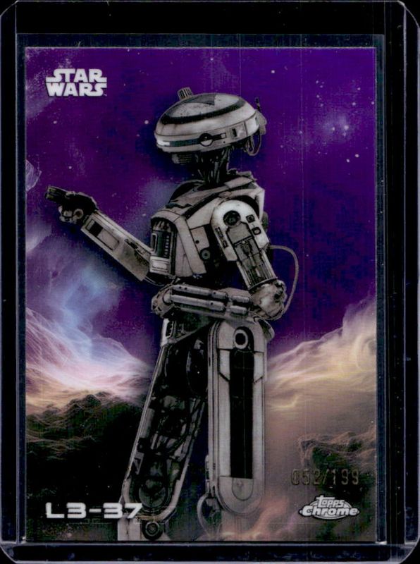 2025 Topps Chrome Star Wars #77 Kamino Purple Refractor /199