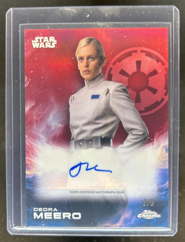 2025 Topps Chrome Star Wars #A-DGO Autographs - Dathomir Red Refractor /5