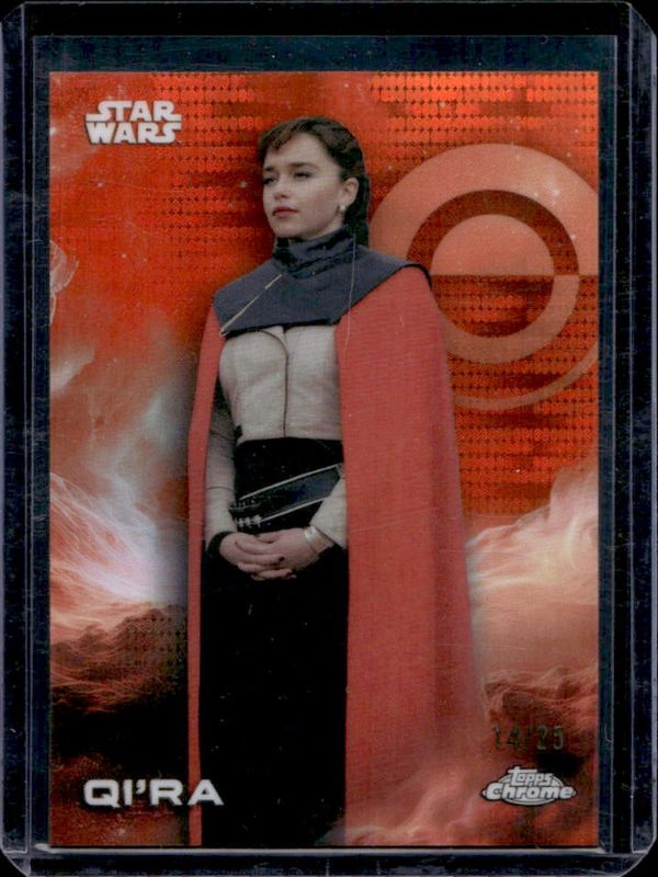2025 Topps Chrome Star Wars #150 Orange Pulsar Refractor /25
