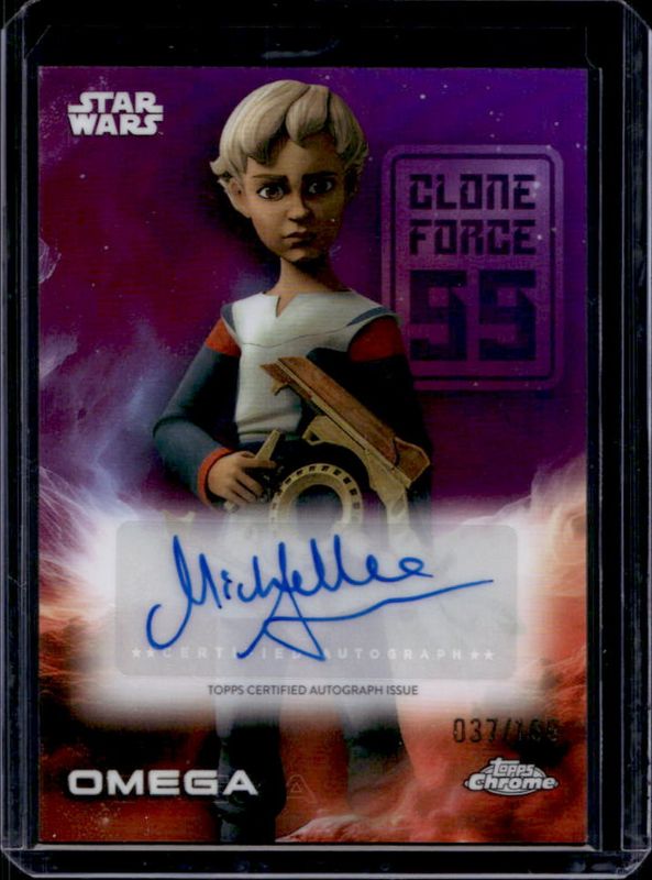 2025 Topps Chrome Star Wars #A-MAG Autographs - Kamino Purple Refractor /199