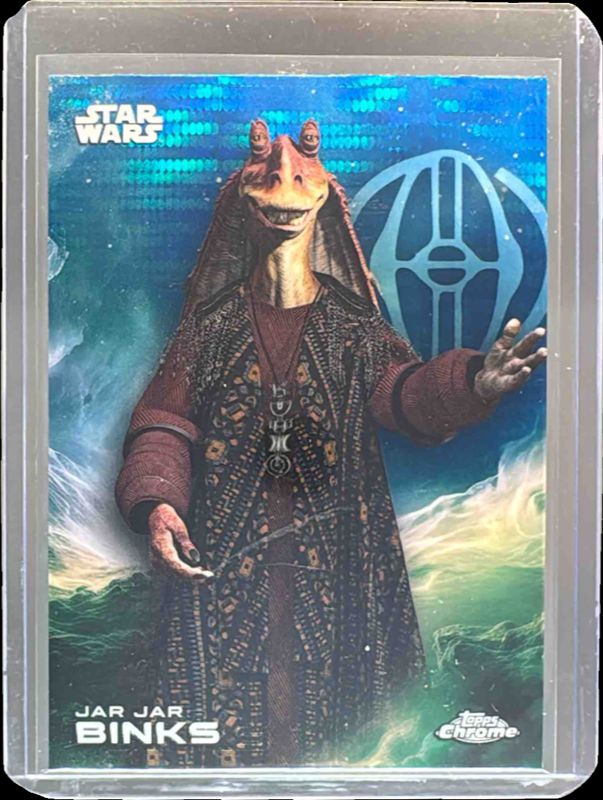 2025 Topps Chrome Star Wars #63 Blue Pulsar Refractor