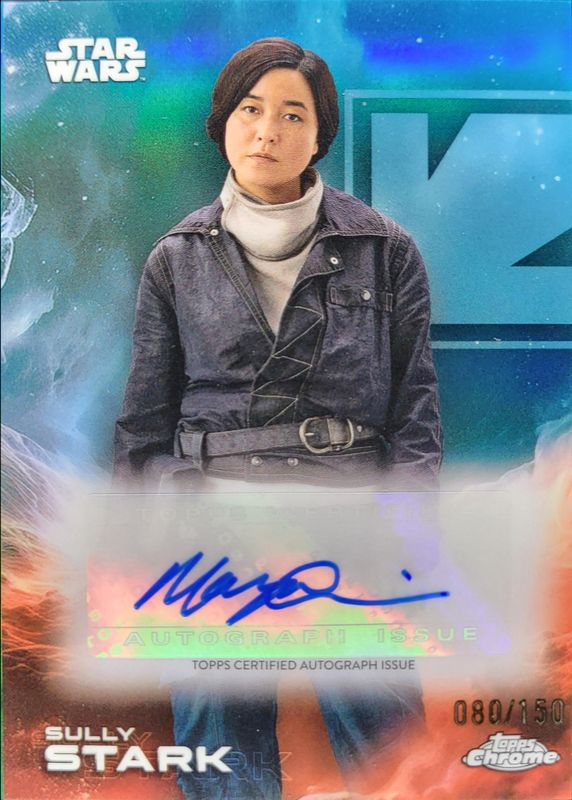 2025 Topps Chrome Star Wars #A-MA Autographs - Skywalker Blue Refractor /150