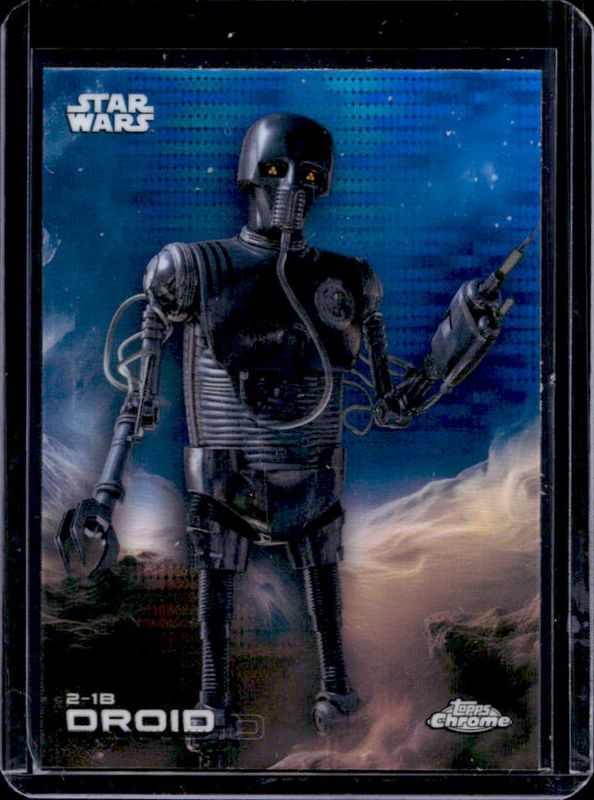 2025 Topps Chrome Star Wars #101 Blue Pulsar Refractor