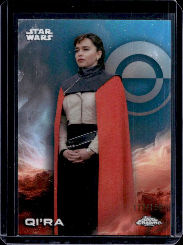 2025 Topps Chrome Star Wars #150 Skywalker Blue Refractor /150