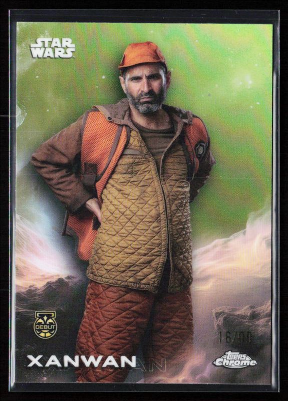 2025 Topps Chrome Star Wars #195 Kashyyyk Green Refractor /99
