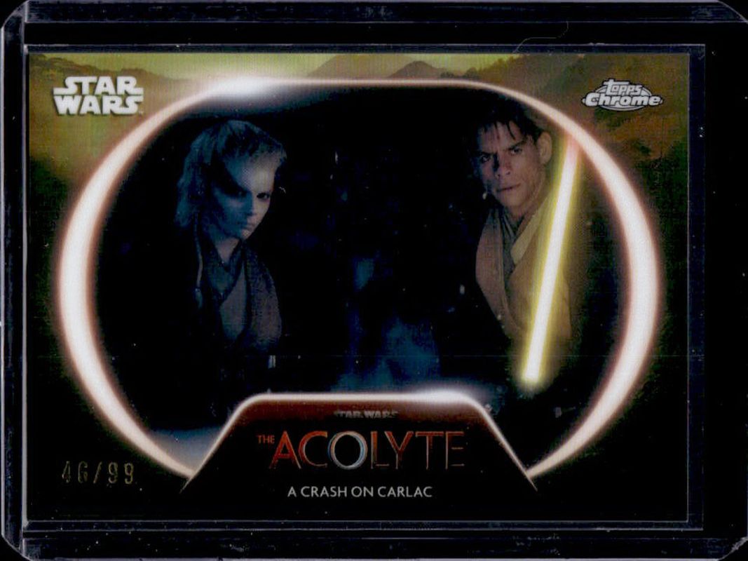 2025 Topps Chrome Star Wars #AC-2 Acolyte - Kashyyyk Green Refractor /99