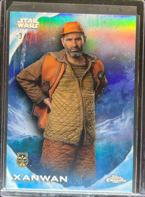 2025 Topps Chrome Star Wars #HF-195 HothFractor Blue FrozenFractor /5