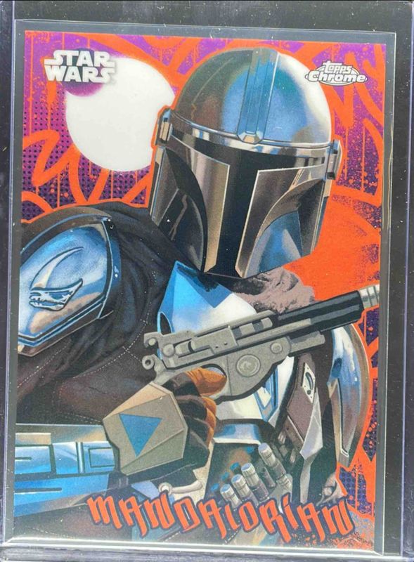 The Mandalorian 2025 Topps Chrome Star Wars #GG-19 Galactic Graffiti RAW