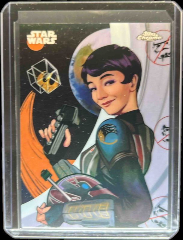 Sabine Wren 2025 Topps Chrome Star Wars #GG-17 Galactic Graffiti RAW