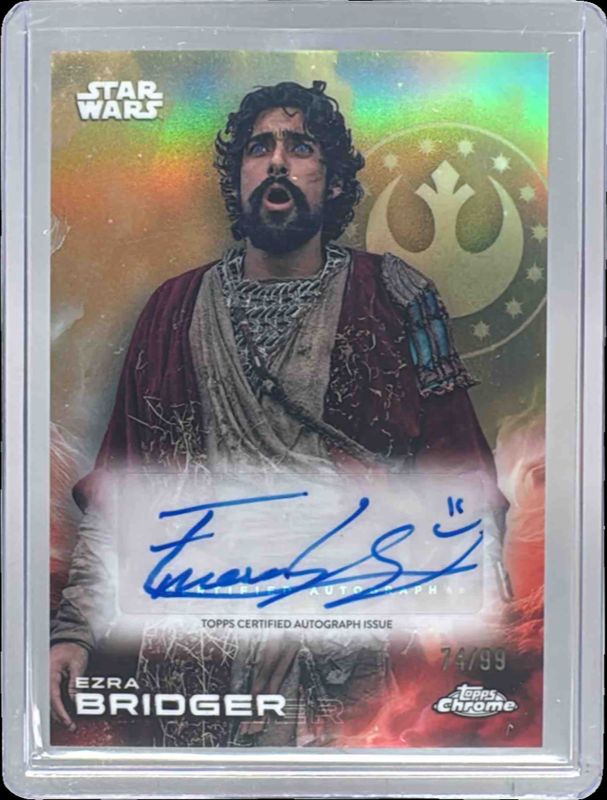 2025 Topps Chrome Star Wars #A-EE Autographs - Kashyyyk Green Refractor /99