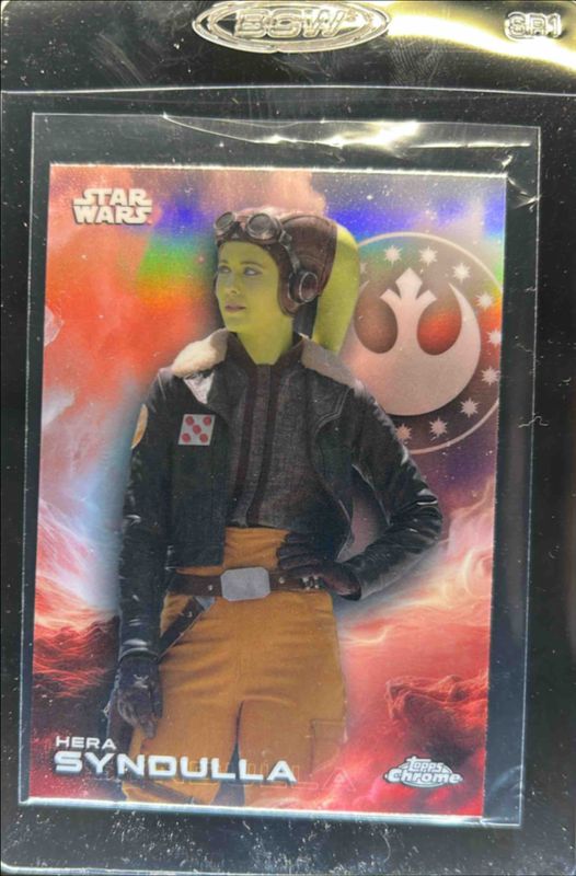 Hera Syndulla 2025 Topps Chrome Star Wars #59 Rainbow Refractor RAW