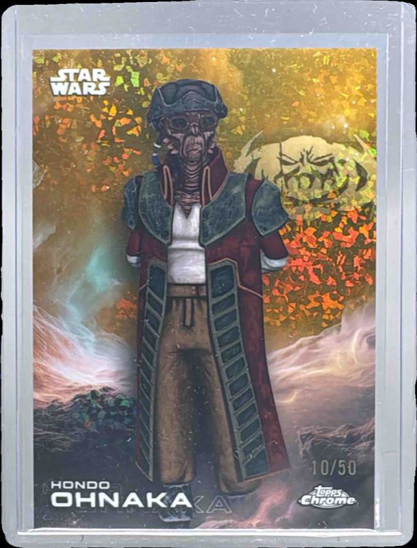 2025 Topps Chrome Star Wars #123 Gold Mini Diamonds Refractor /50