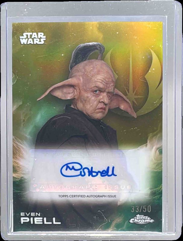 2025 Topps Chrome Star Wars #A-MC Autographs - Gold Refractor /50