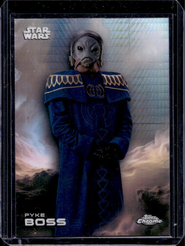 Pyke Boss 2025 Topps Chrome Star Wars #149 Prism Refractor Price Guide ...