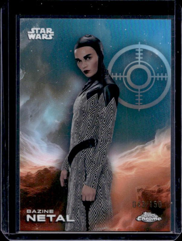 Bazine Netal 2025 Topps Chrome Star Wars #104 Skywalker Blue Refractor ...