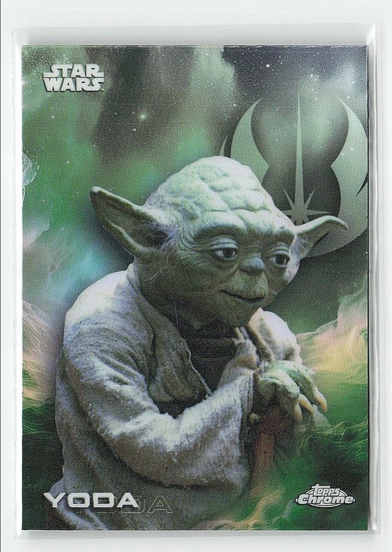 Yoda 2025 Topps Chrome Star Wars #197 Base RAW