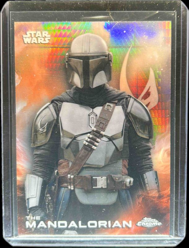 The Mandalorian 2025 Topps Chrome Star Wars #181 Prism Refractor RAW