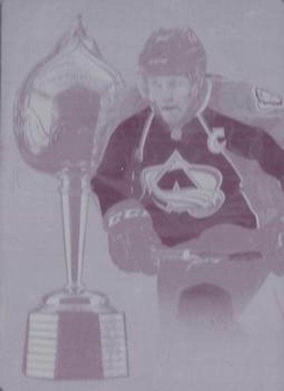 Gabriel Landeskog 2013 National Treasures #H22 2012 Rookie Anthology Hart Contenders - Printing Plate Magenta /1 RAW