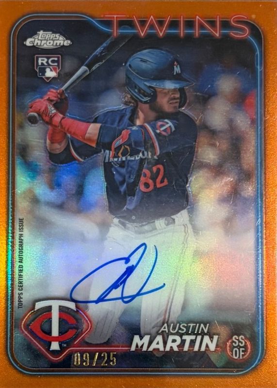 2024 Topps Chrome Update #RA-AM Autographs - Orange Refractor /25