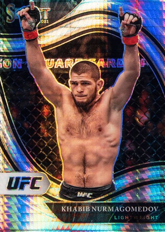 Khabib Nurmagomedov 2021 Select UFC #208 Octagonside Lucky Envelopes /8 PSA 10