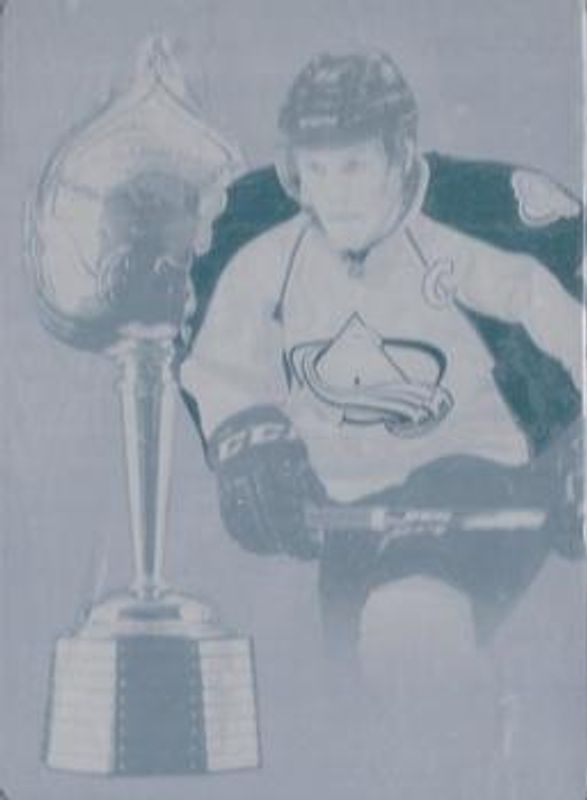 Gabriel Landeskog 2013 National Treasures #H22 2012 Rookie Anthology Hart Contenders - Printing Plate Cyan /1 RAW