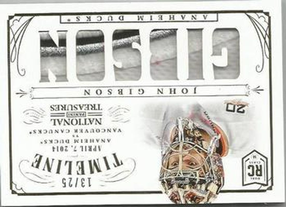 2013 National Treasures #RT-JGI Rookie Timeline Jerseys Patch /25