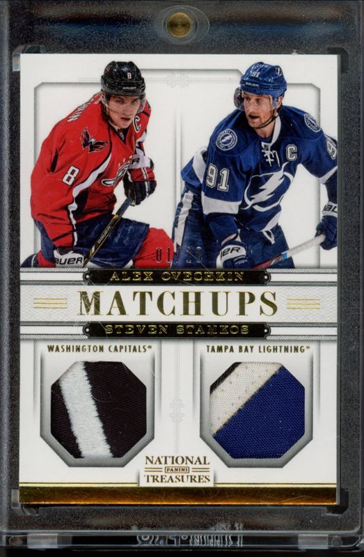 Alexander Ovechkin 2013 National Treasures #M-OS Matchups Patch /10 RAW