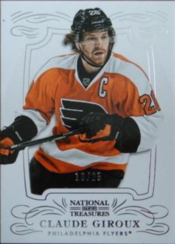 Claude Giroux 2013 National Treasures #85 Silver /25 RAW