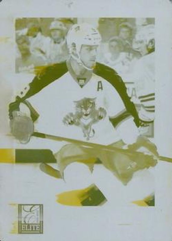 Stephen Weiss 2013 National Treasures #187 2011 Panini Elite: - Printing Plates Yellow /1 RAW