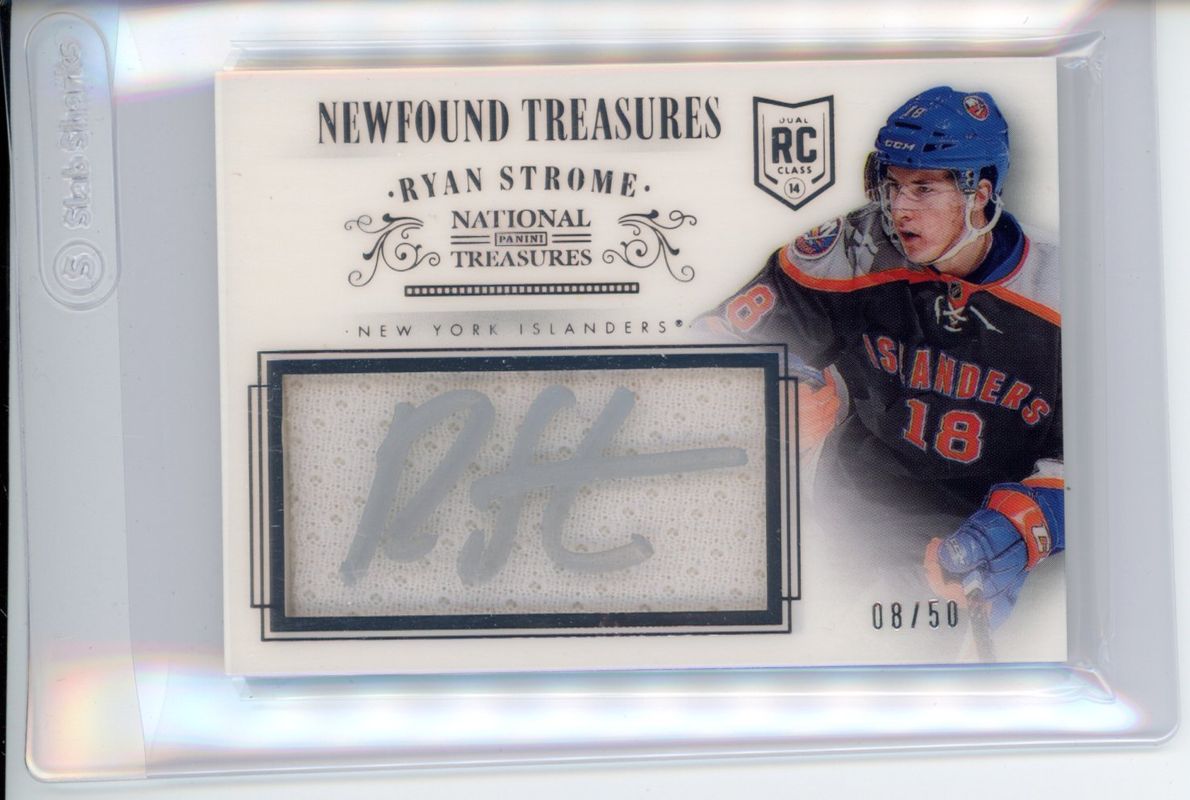 2013 National Treasures #NT-RS Newfound Treasures Materials Autographs /50