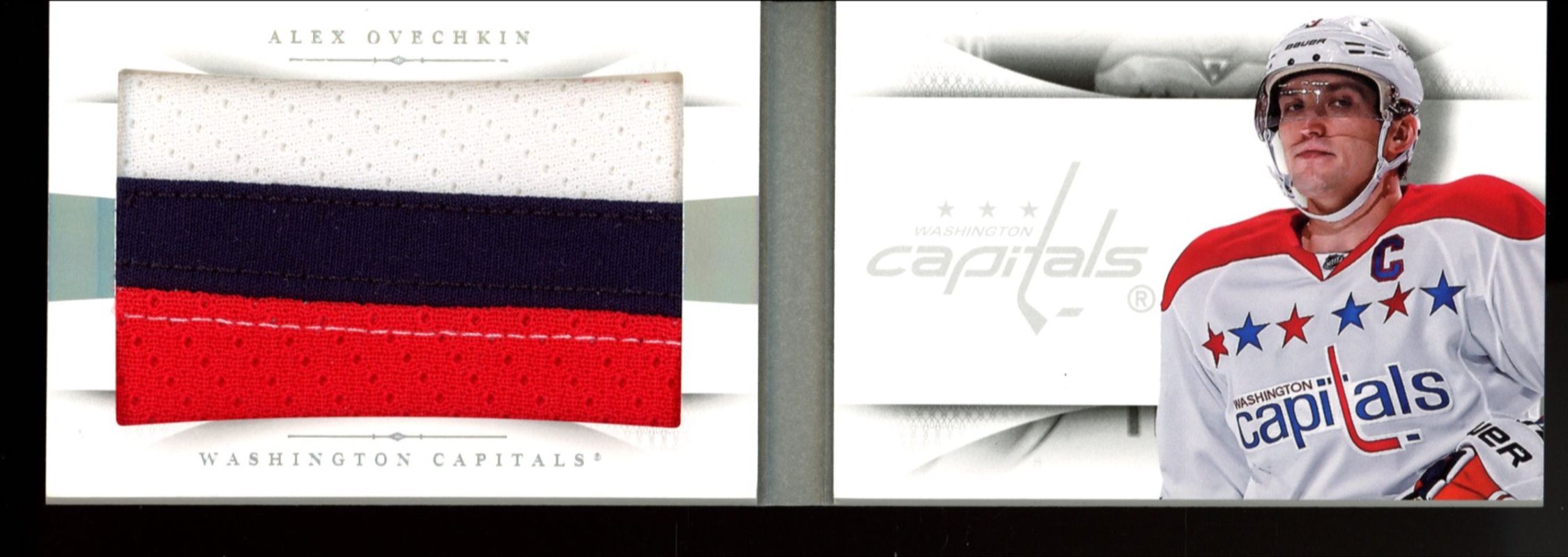 Alexander Ovechkin 2013 National Treasures #JB-OVI Jumbo Jerseys Autographs Booklet /25 RAW
