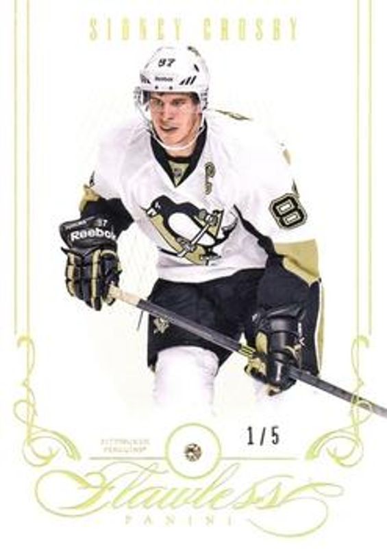 Sidney Crosby 2013 National Treasures #149 Flawless /5 RAW