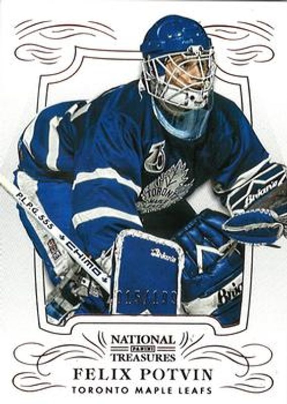 Felix Potvin 2013 National Treasures #90 Base /99 RAW