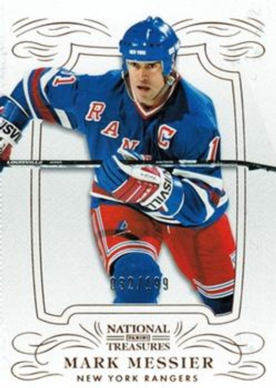 Mark Messier 2013 National Treasures #11 Base /99 RAW