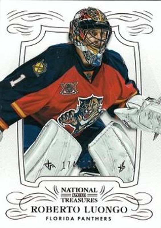 Roberto Luongo 2013 National Treasures #17 Base /99 RAW