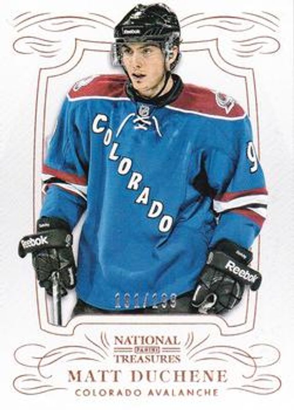Matt Duchene 2013 National Treasures #86 Base /99 RAW