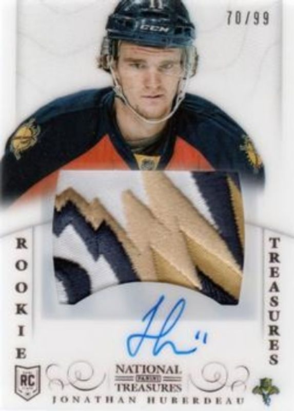Jonathan Huberdeau 2013 National Treasures #172 Base /99 Rookie RAW