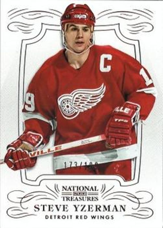 Steve Yzerman 2013 National Treasures #19 Base /99 RAW