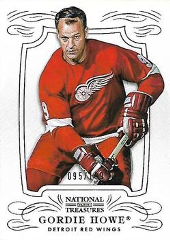 Gordie Howe 2013 National Treasures #9 Base /99 RAW