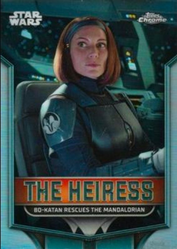The Mandalorian 2024 Topps Chrome Star Wars #TH-6 The Heiress RAW