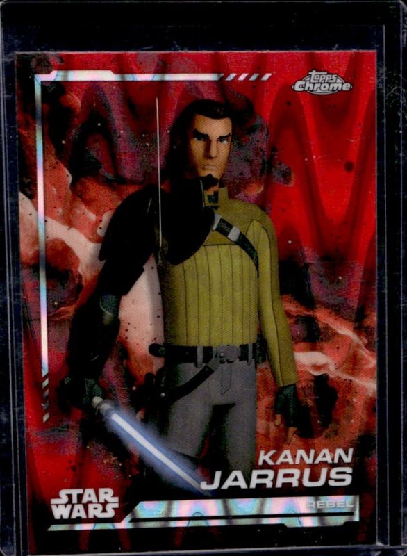 2024 Topps Chrome Star Wars #124 Red Blaster RayWave Refractor