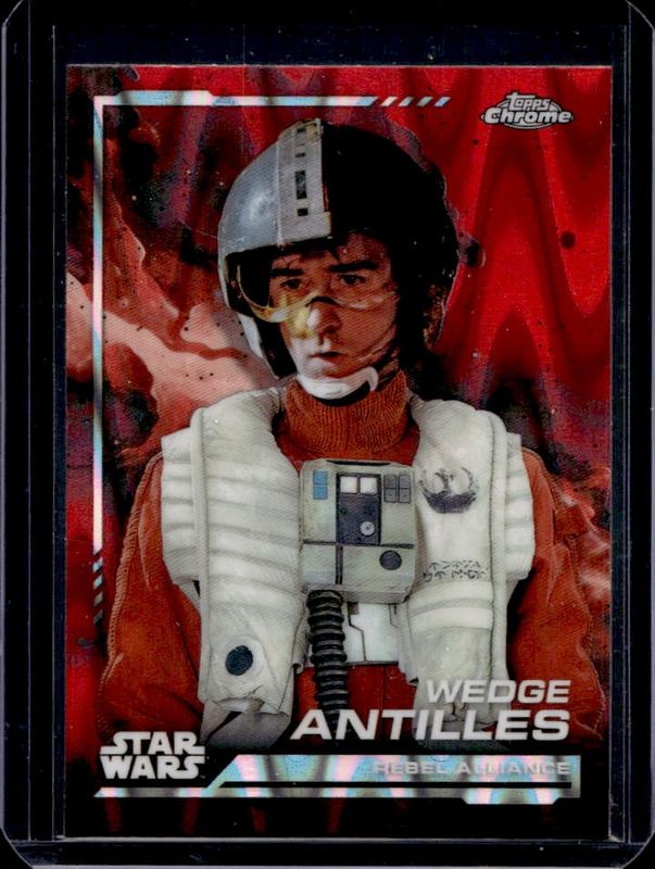 2024 Topps Chrome Star Wars #105 Red Blaster RayWave Refractor