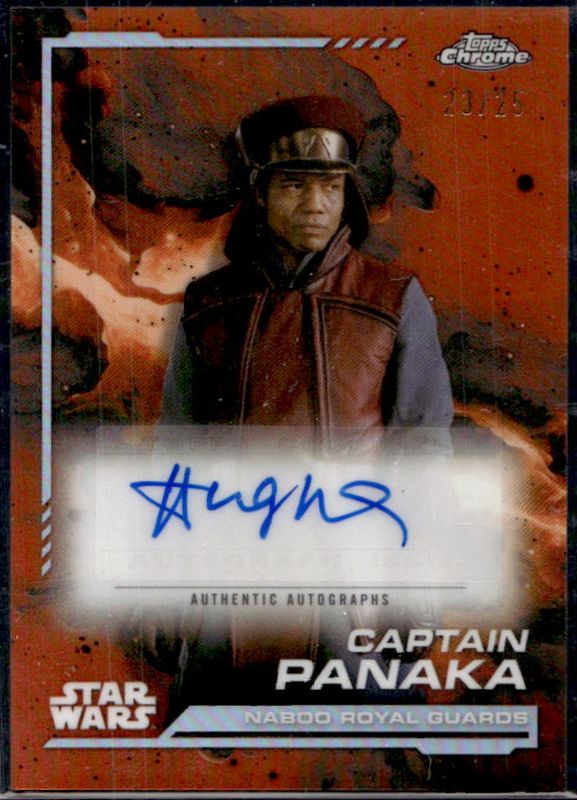 2024 Topps Chrome Star Wars #AU-HQ Autographs - Rebel Orange Refractor /25
